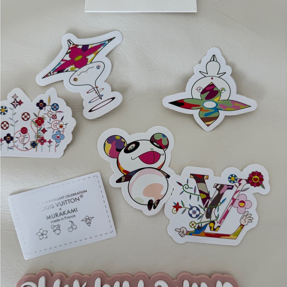 Louis Vuitton White Trading Cards Toy Collection